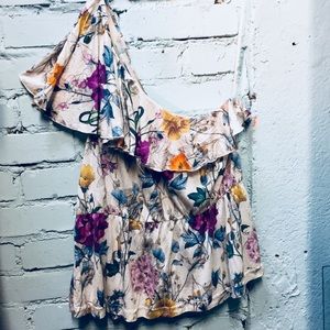 H&M Off-Shoulder Flower Blouse